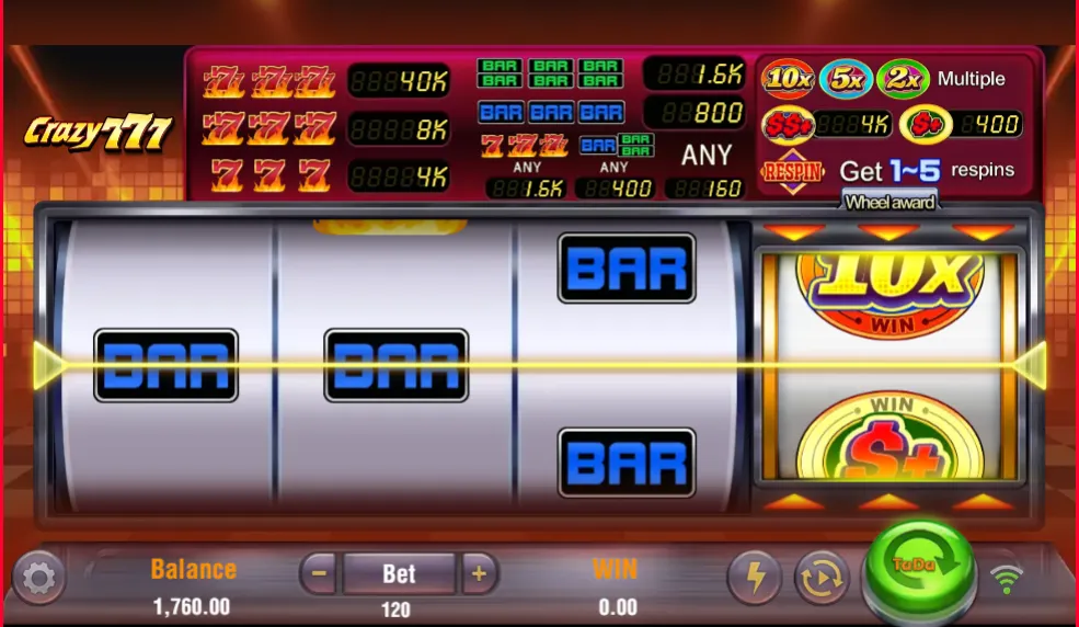 Crazy 777 Slot